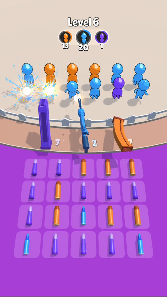 #3. Bullet Em All (iOS) 由: ZiNKY OYUN YAZILIM ANONiM SiRKETi