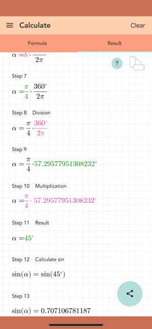 ‎Unit Circle Calculator PRO Screenshot