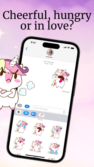 pink unicorn Screenshot