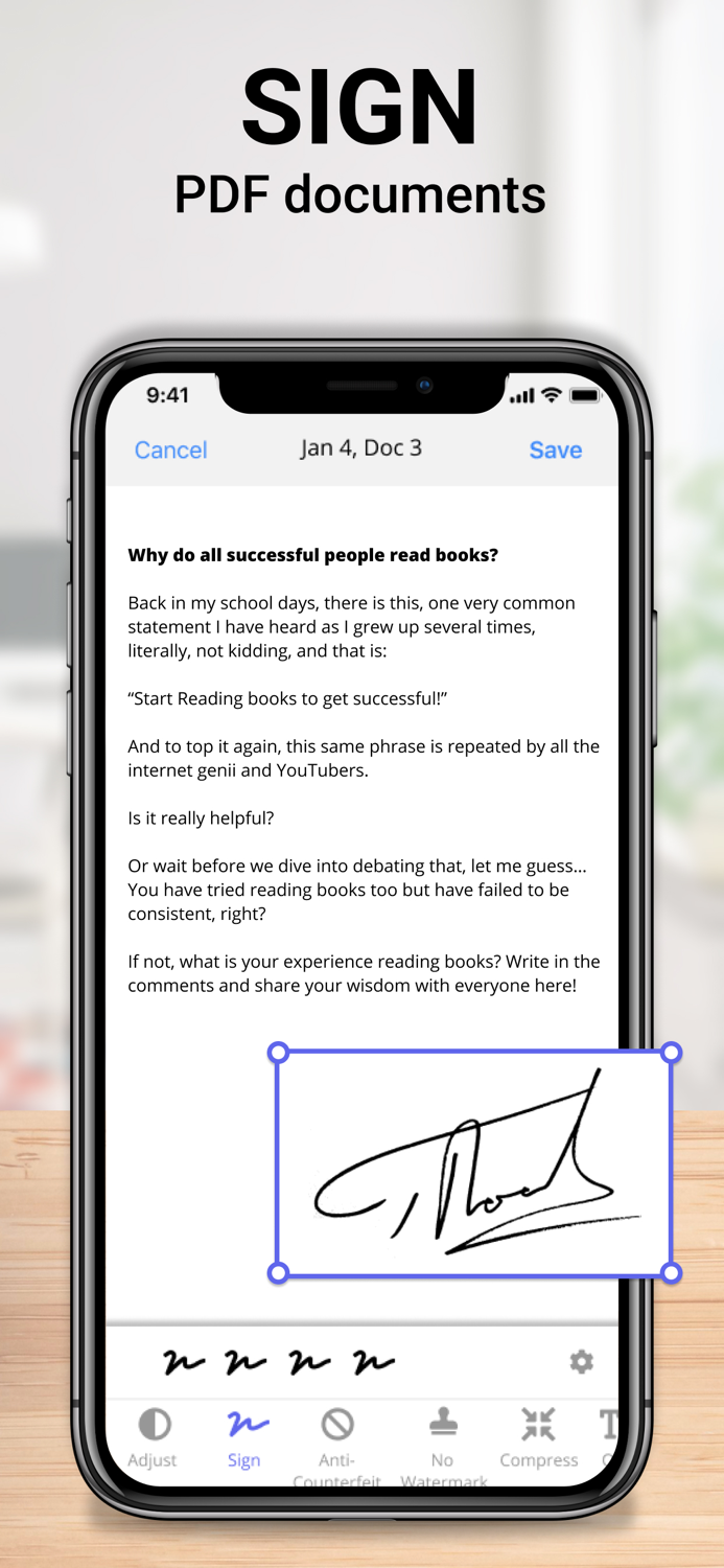 ProScan - Scanner To PDF