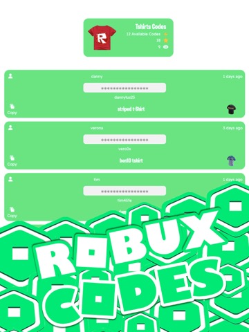 Robux Codes for Roblox ©のおすすめ画像1
