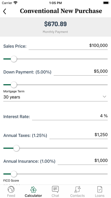 Dieterich Bank Mortgage Screenshot