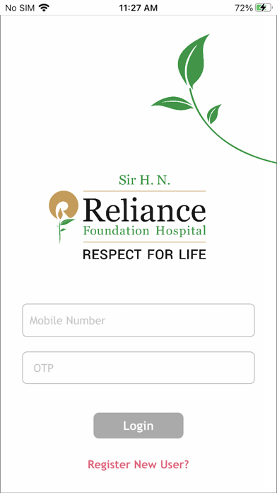 Reliance Foundation Hospital Screenshot