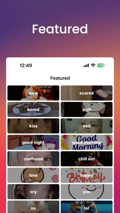 GIF Search, Album - GIFFF Screenshot