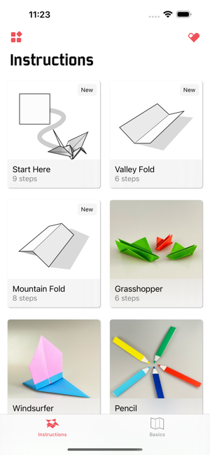 ‎Origami - ภาพหน้าจอพับและเรียนรู้