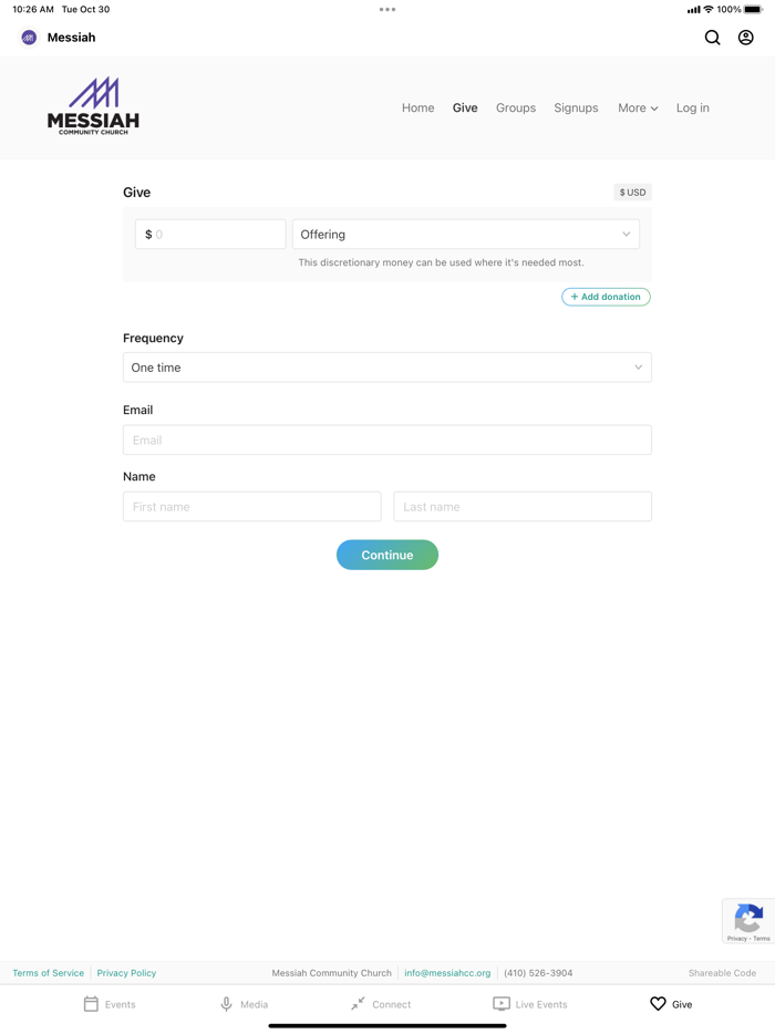 Messiah Community Church