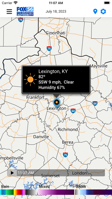 FOX 56 Weather - Lexington Screenshot