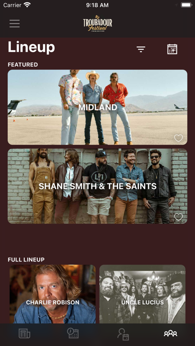 Troubadour Festival Screenshot