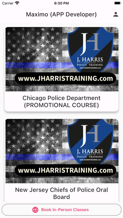 J. Harris Police Training Screenshot