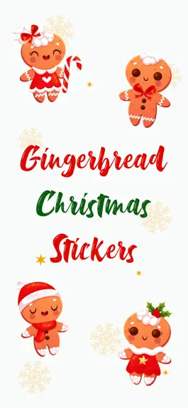 Game screenshot Gingerbread Christmas Stickers mod apk