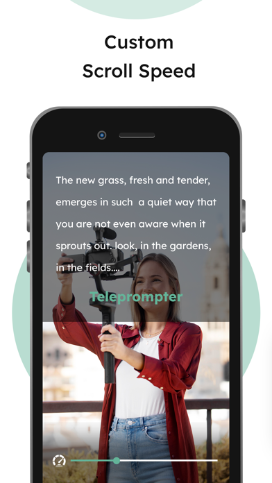 Teleprompter - Floating Texts Screenshot