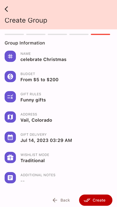 Secret Gift - Draw Names Screenshot
