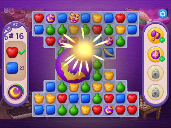 Witch & Cats – Cute Match 3 iPad screenshot 7 - Games app