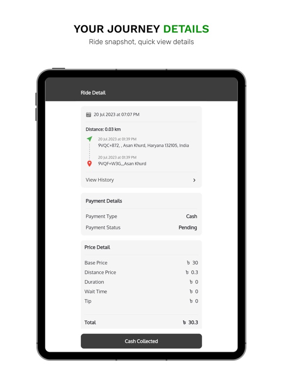 BEAST Driver iPad screenshot 6 - Travel app