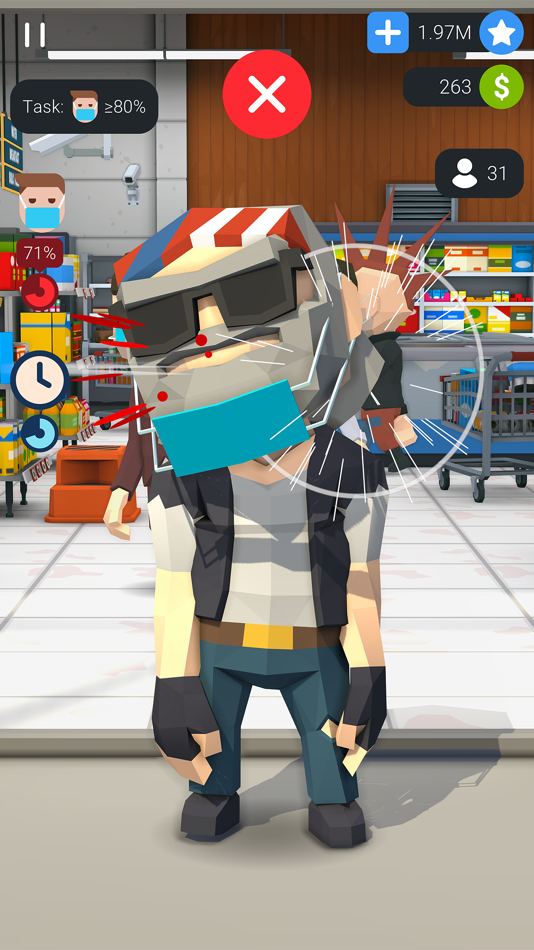 #10. Mask Madness: Business Manager (iOS) By: Vladislav Nevmerzhitskiy