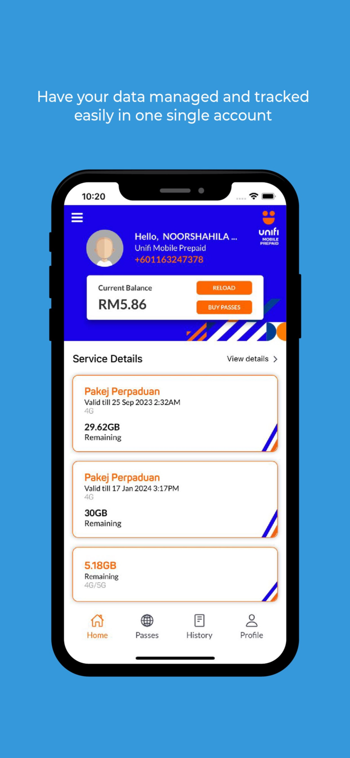 Unifi Mobile Prepaid