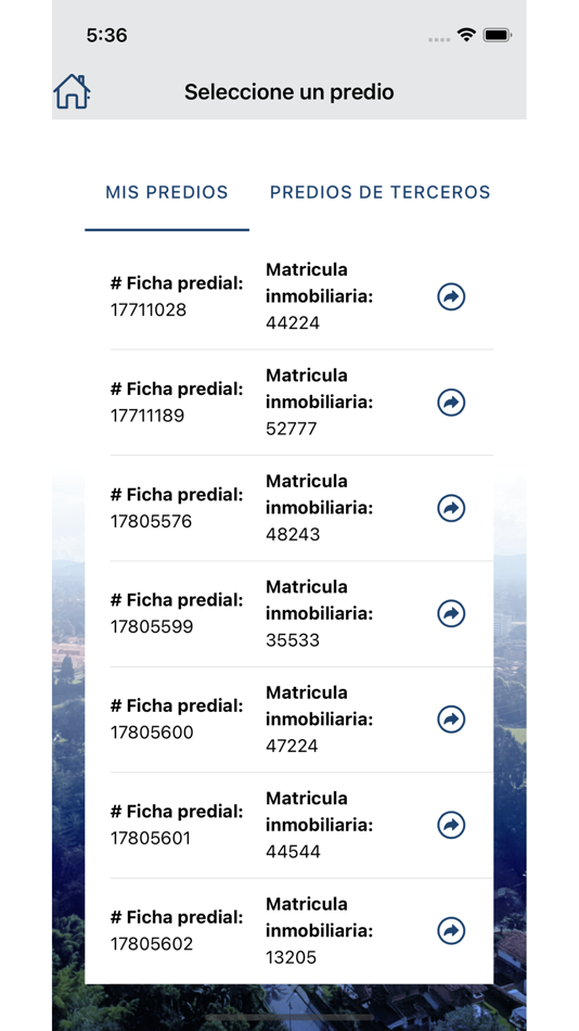 #6. Servicios Catastrales Rionegro (iOS) Ved: ADA S.A.