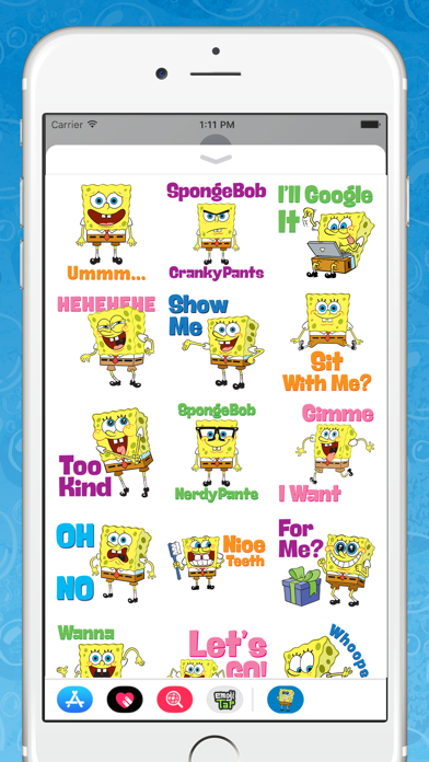 SpongeBob Stickers Screenshot