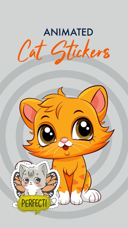 Animated Loving Cat Stickers