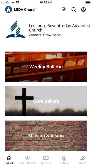 Leesburg SDA Church Screenshot