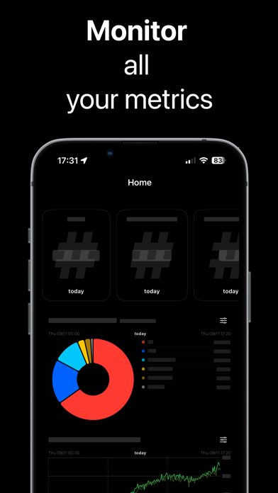 Monitor - Track your metrics Screenshot