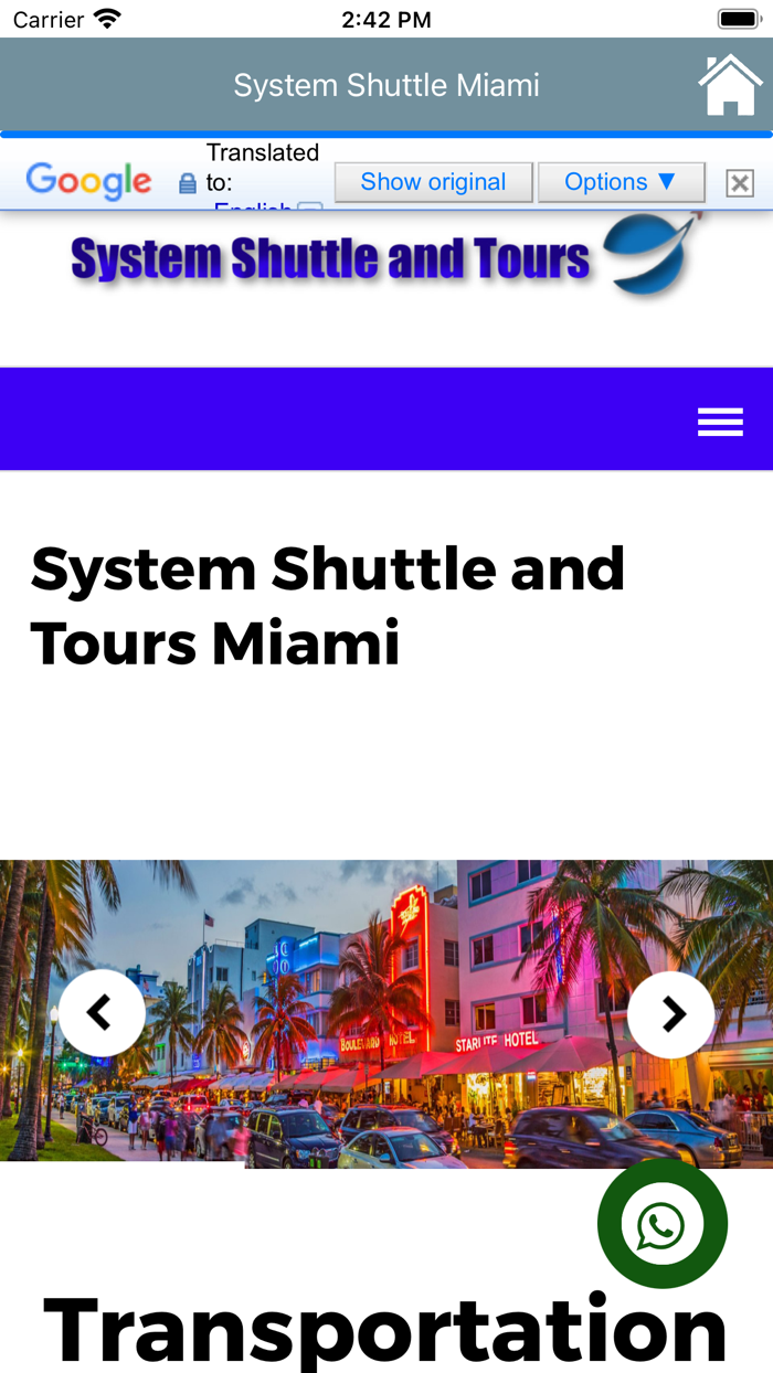 System Shuttle and Tours