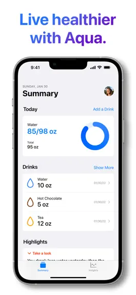 Game screenshot Aqua - Smart Water Tracker mod apk