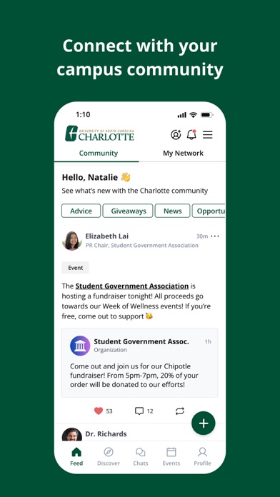 NinerEngage+ Screenshot