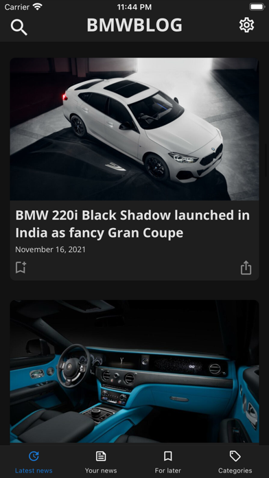 BMWBLOG - BMW News Screenshot