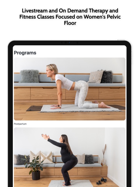 WomanWoRX Pelvic Floor Therapy iPad screenshot
