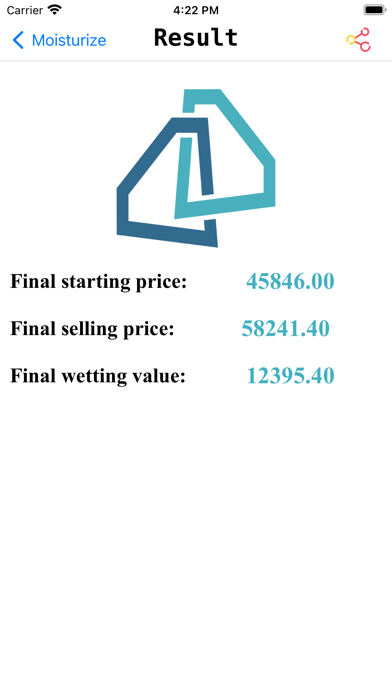 Calculation Average StockPrice Screenshot