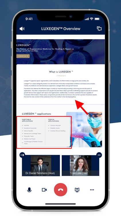 Lux Therapeutics Portal screenshot-4