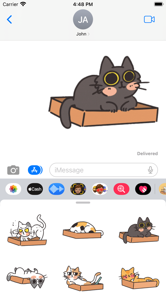 Cat Story Stickers - 1.1 - (iOS)
