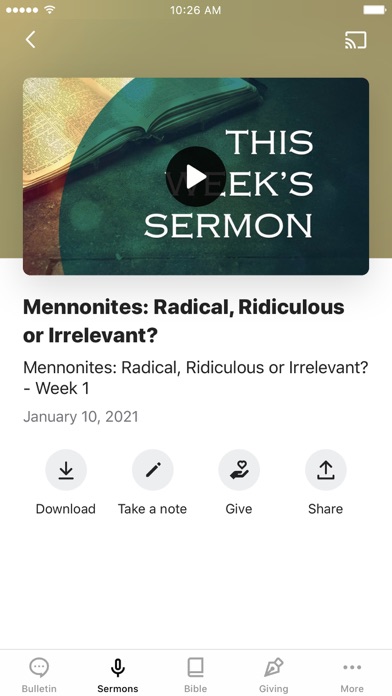 Heritage Bible Church Screenshot