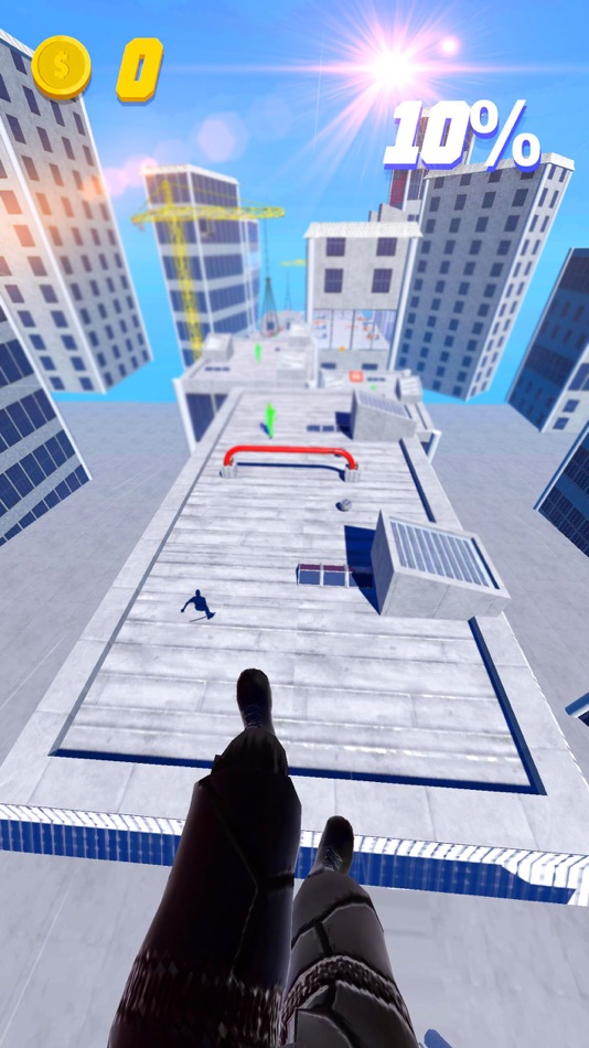 #8. Rooftop Ninja Run (iOS) Podle: Mad Hook