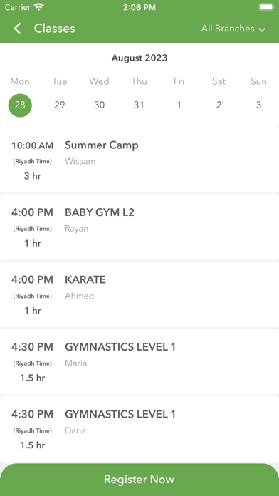 Expressions Fitness Screenshot