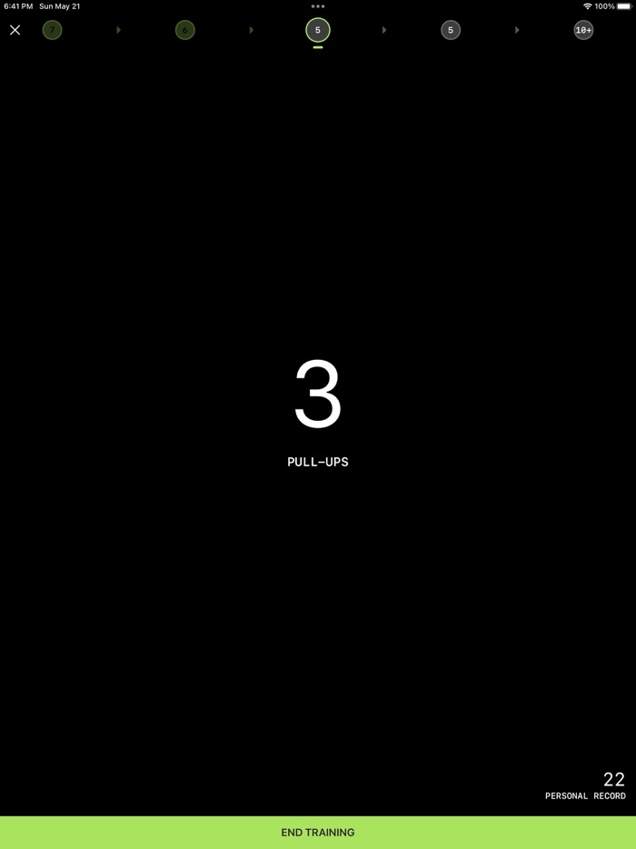 Pull Ups 30 - Fitness Trainer