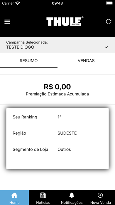 Thule Group Brasil Screenshot