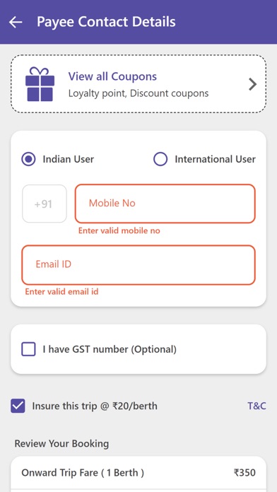 Jain Travels Screenshot
