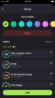 How to cancel & delete 22 days: habit tracker 1