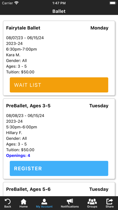 Premier APA iPhone screenshot 4 - Sports app
