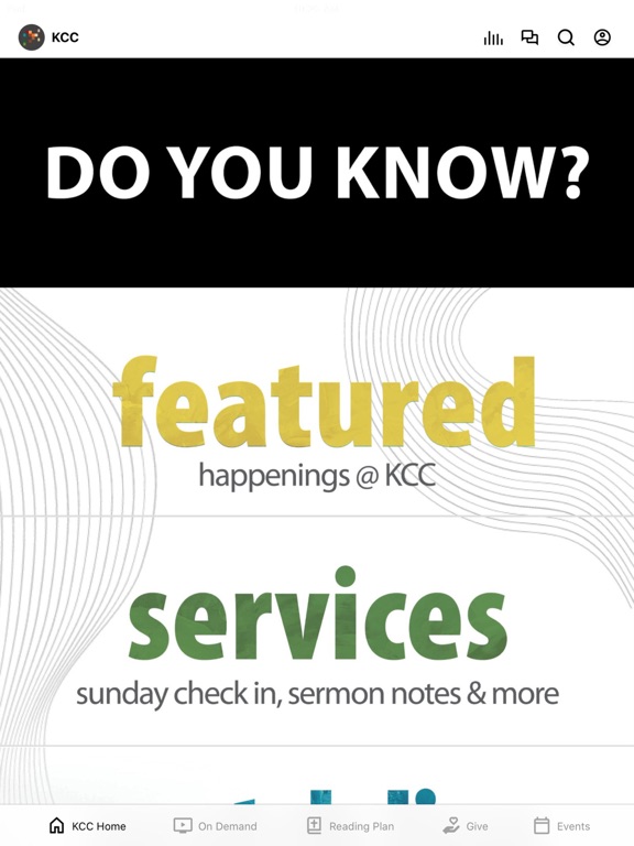 My KCC iPad screenshot 1 - Lifestyle app