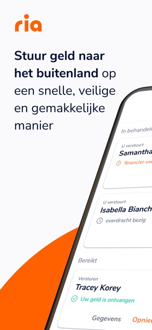 Het spijt me Moederland Oneindigheid Ria Money Transfer: Stuur Geld in de App Store