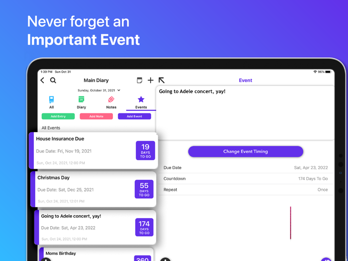iDailyDiary - Diary and Notes