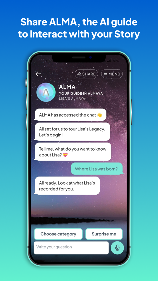 #6. Almaya: Record a Life Story (iOS) 由: Life Expanded LLC