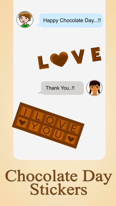 Chocolate Day Stickers Screenshot