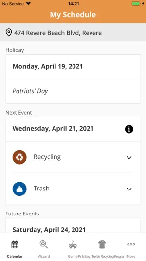 Revere Trash/Street Sweep App screenshot 3