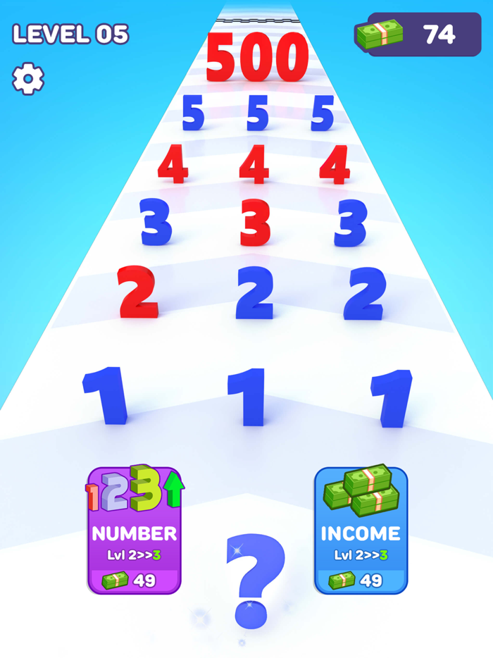 Number Run  Merge Master Game