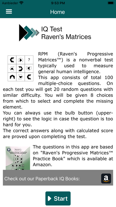 RPM Practice IQ and Brain Test by Perfect Consulting B.V.