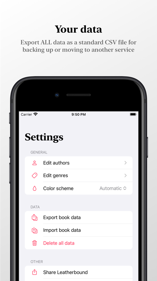 #4. Leatherbound: Reading Tracker (iOS) 由: Sam Davis